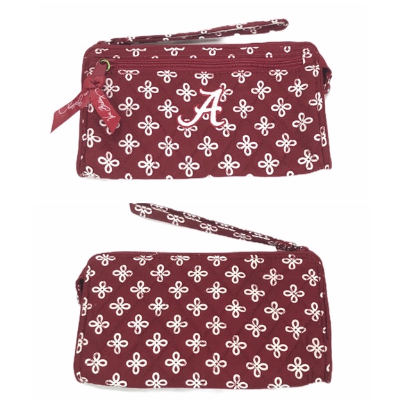 Vera Bradley Front Zip Wristlet U of Alabama - Picture 7 of 7